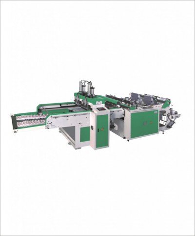 MD-DFR450X2C Full automatic high speed T-shirt bag making machine